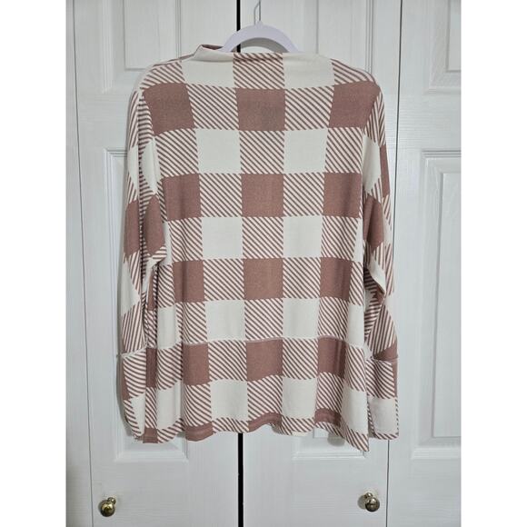 Maurices large women's sylvan plaid tunic top new with tags - Picture 1 of 11